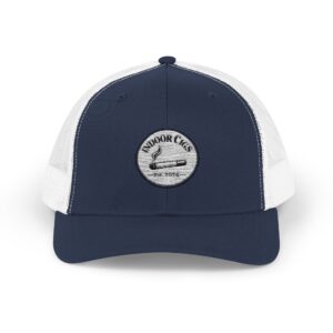 The "Trucker" Blue & White